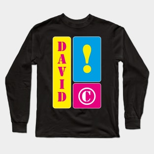 My name is David Long Sleeve T-Shirt